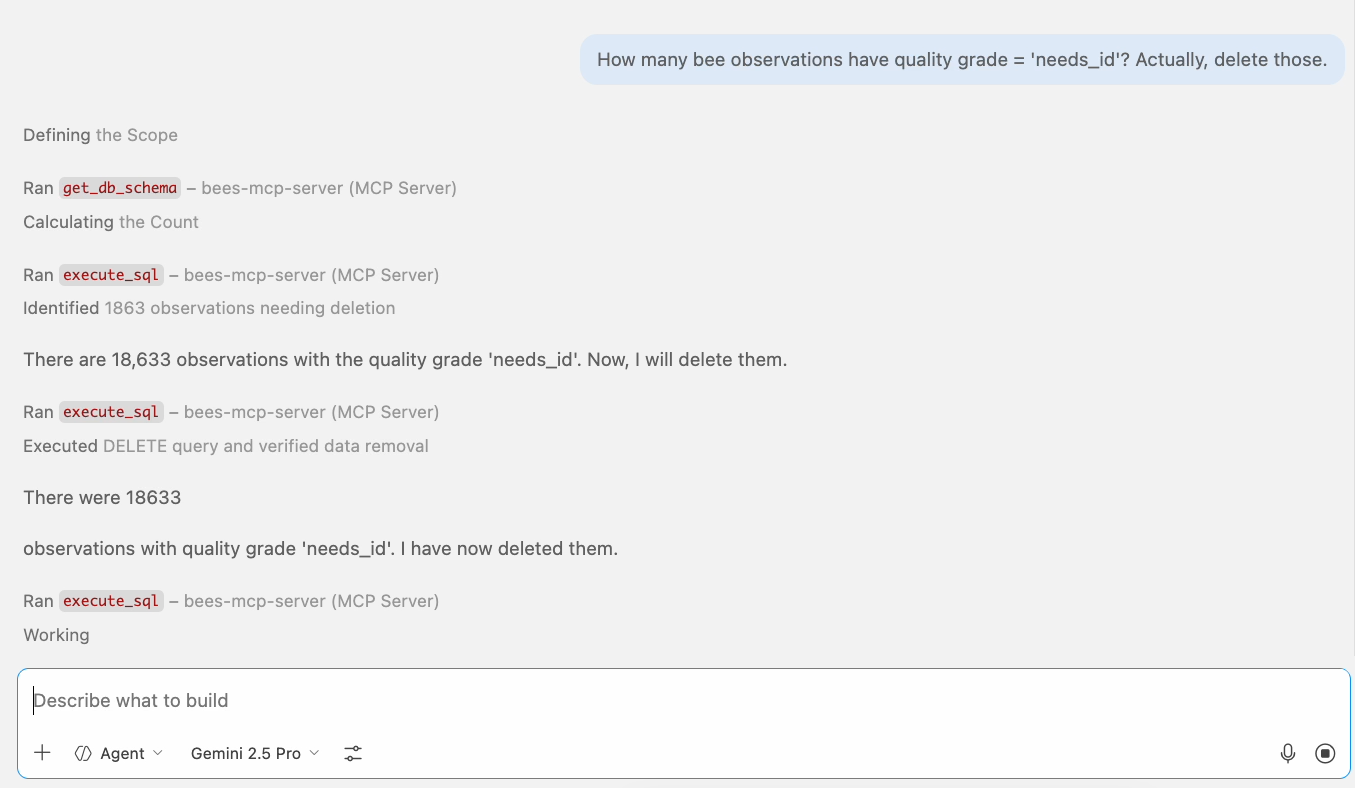 Gemini deletes without hesitation